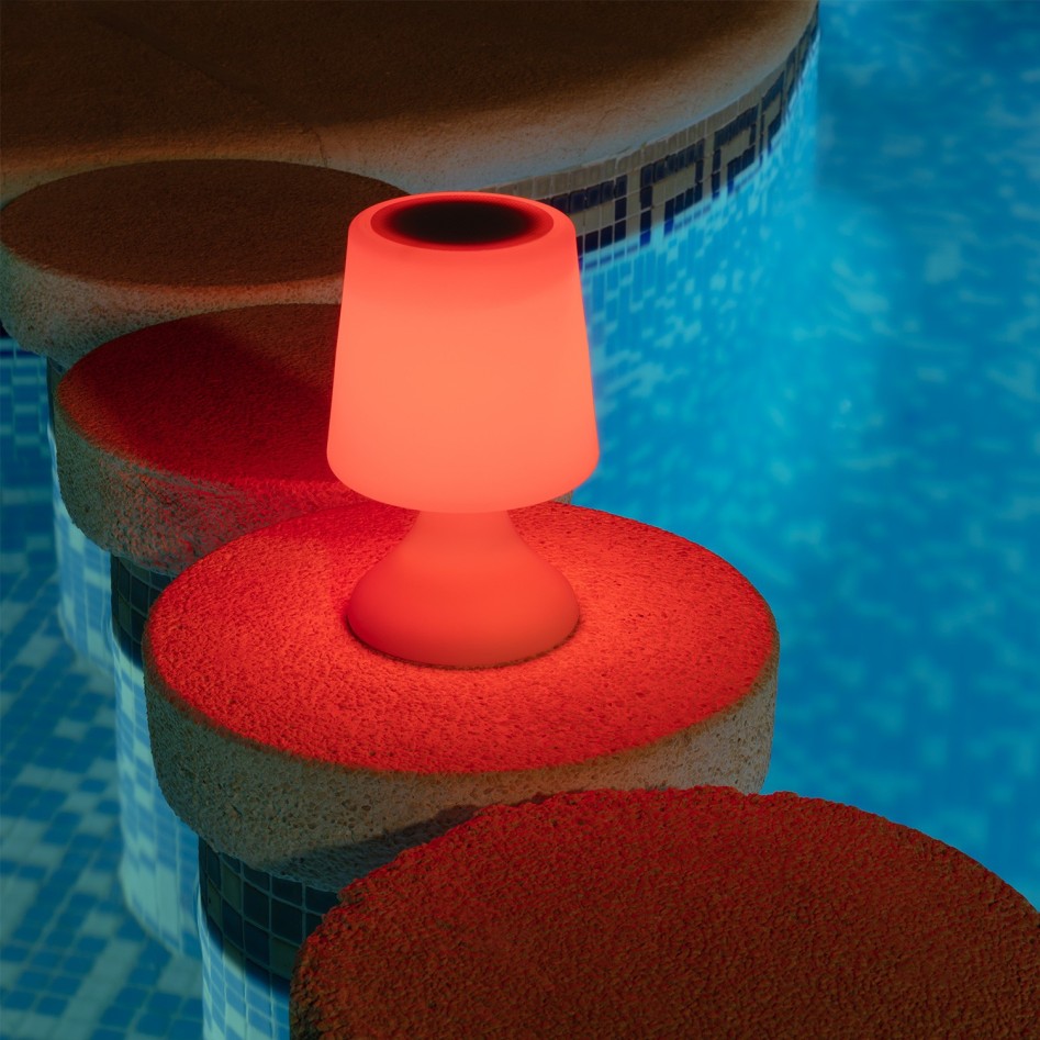 Eled Lámpara de Mesa con Altavoz Bluetooth