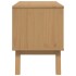 Mueble de TV OLDEN madera maciza de pino marrón 114x43x57