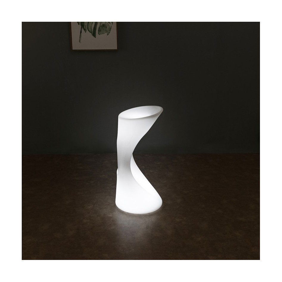 Taburete con luz RGBW, modelo Bled