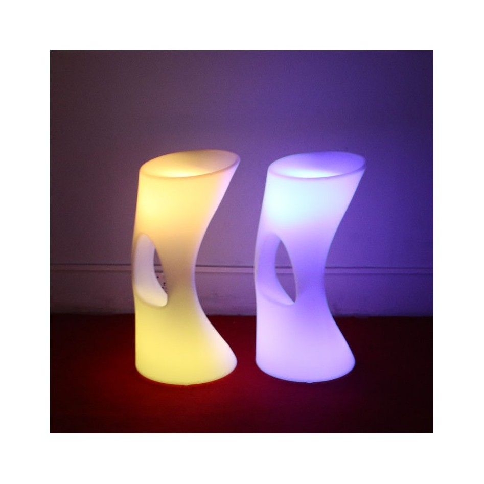 Taburete con luz RGBW, modelo Bled