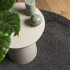 Alfombra de pelo largo moderna gris antracita Ø 240