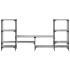 Mueble de TV madera de ingeniería gris Sonoma 206,5x28,5x95