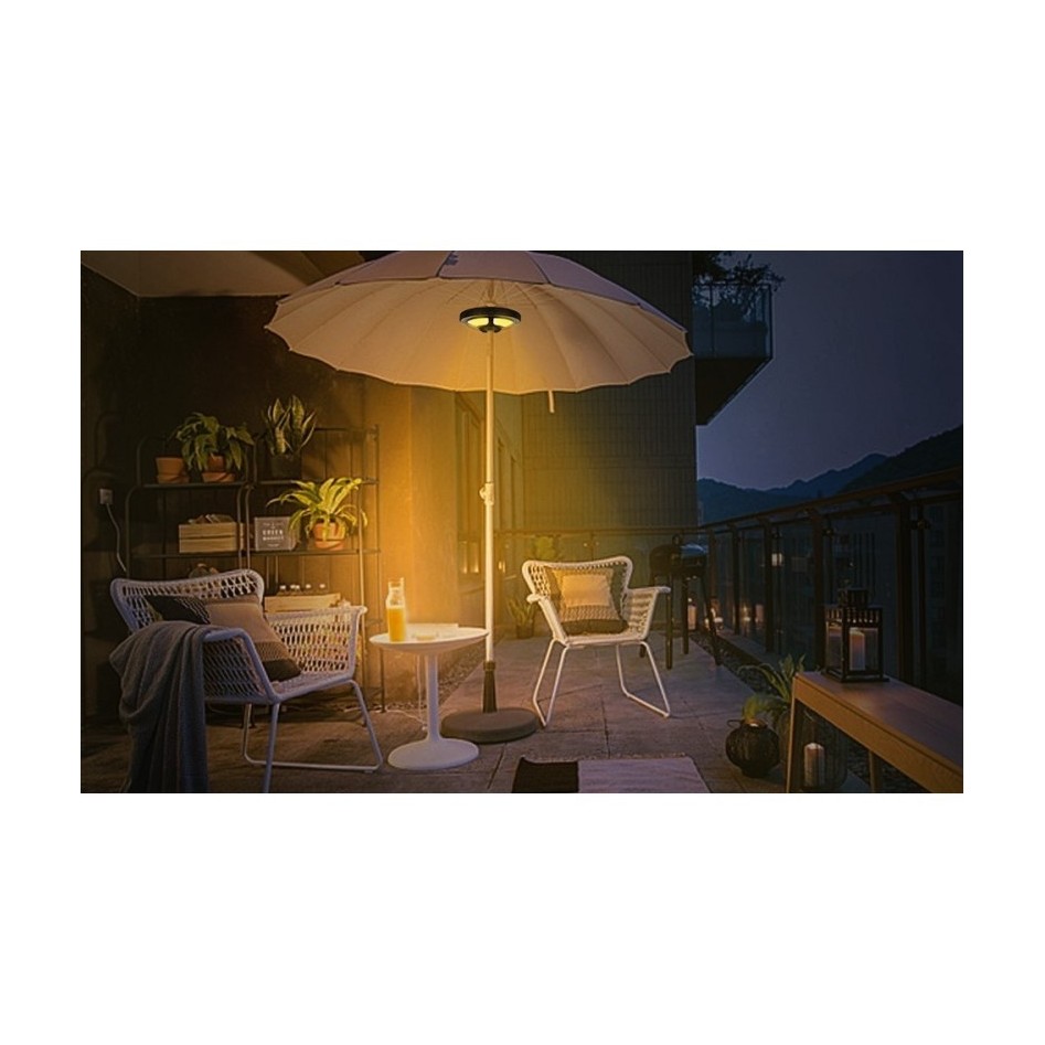 Luminaria Led recargable para sombrillas, modelo Bled