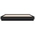 Estructura de cama con luces LED negro 180x200