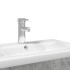 Mueble de baño con lavabo integrado gris
