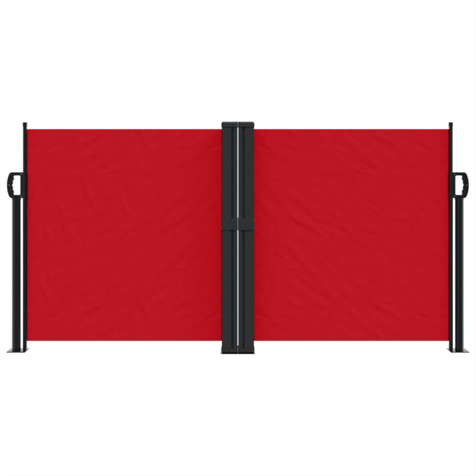 Toldo lateral retráctil rojo 120x1200