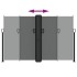 Toldo lateral retráctil antracita 160x1200