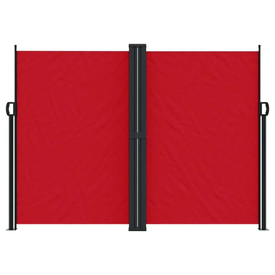 Toldo lateral retráctil rojo 180x1200
