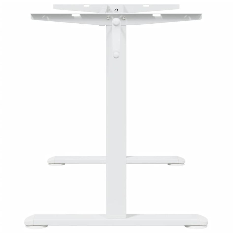 Marco de escritorio de pie acero blanco (94-135)x60x(70-114)