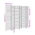 Biombo separador de 6 paneles madera maciza Paulownia