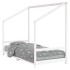 Estructura de cama para niños madera de pino blanco 90x200