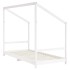 Estructura de cama para niños madera de pino blanco 90x200