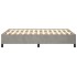 Estructura de cama terciopelo gris claro 120x190