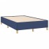 Estructura de cama tela azul 120x190