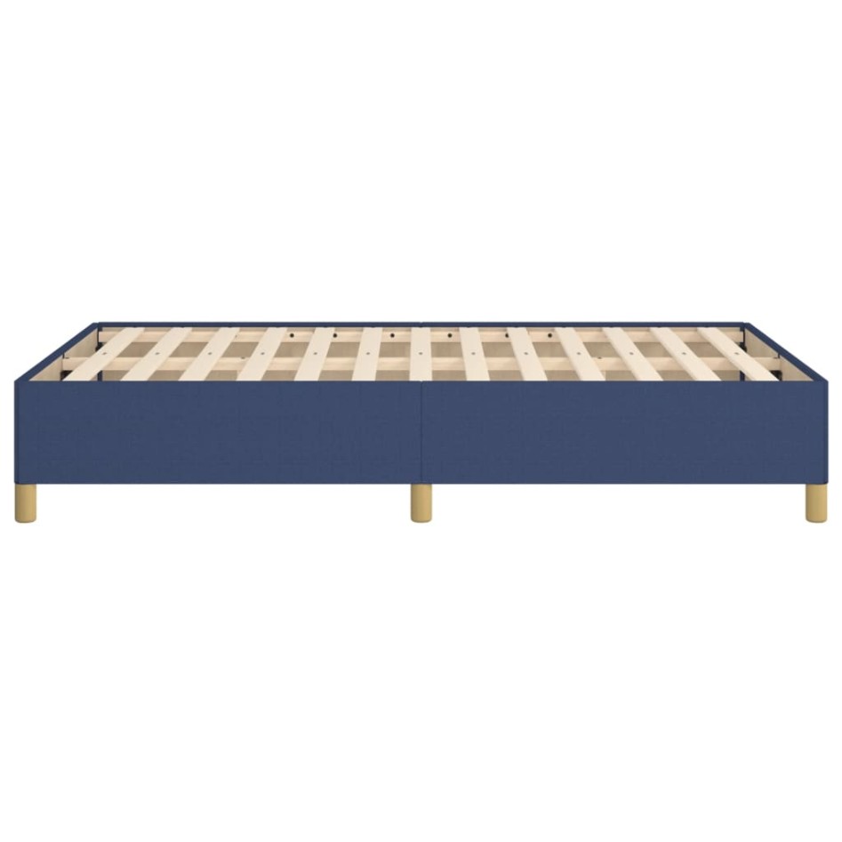Estructura de cama tela azul 120x190