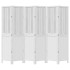 Biombo separador de 6 paneles madera maciza Paulownia