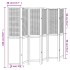 Biombo separador de 6 paneles madera maciza Paulownia