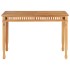 Mesa de comedor de jardín madera maciza de teca 120x65x80