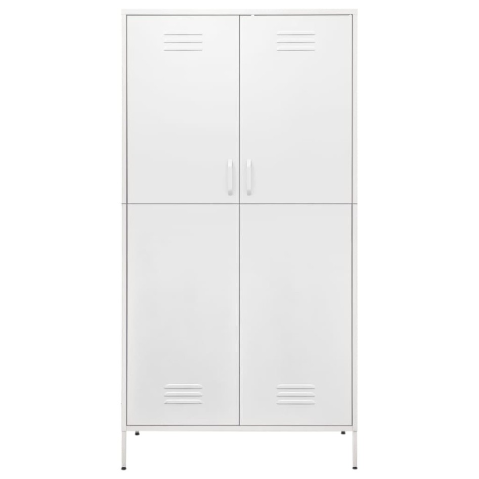 Armario de acero blanco 90x50x180