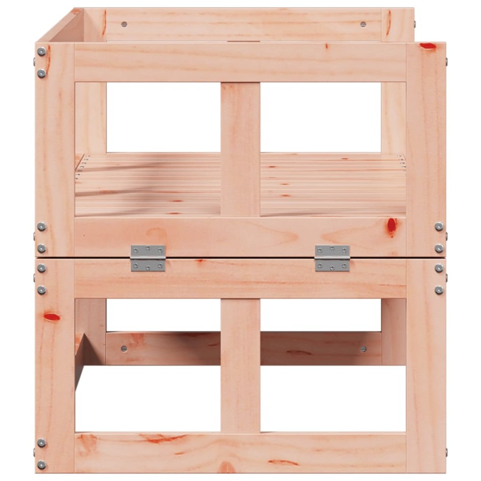 Banco sofá de jardín extensible madera maciza