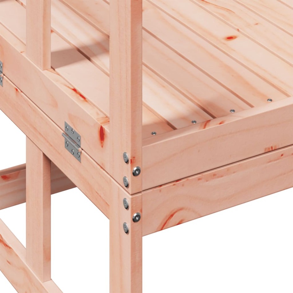 Banco sofá de jardín extensible madera maciza