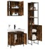 Set de muebles baño 3 pzas madera contrachapada roble