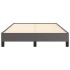 Estructura de cama cuero sintético gris 120x190