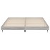 Estructura de cama madera de ingeniería gris Sonoma 140x200
