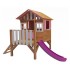 Casita elevada Lollipop con tobogán rosa