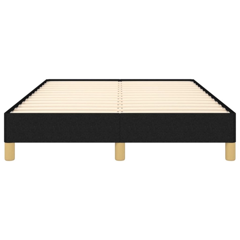 Estructura de cama tela negro 120x190