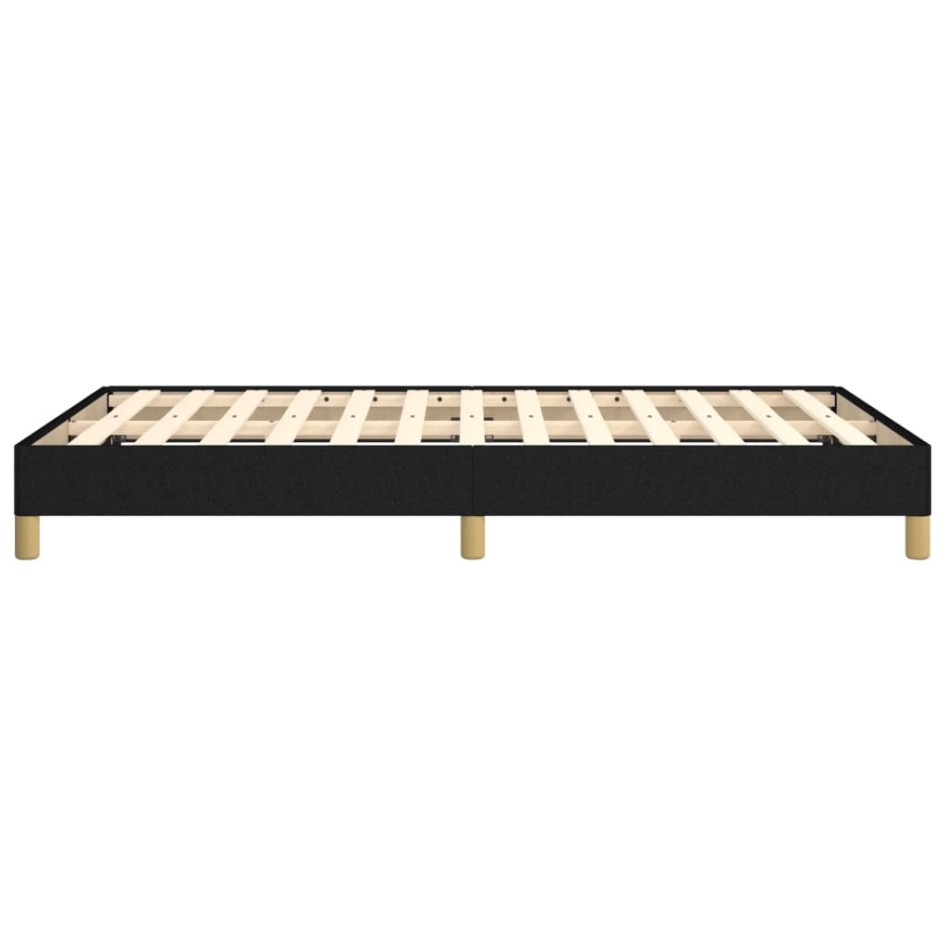 Estructura de cama tela negro 120x190