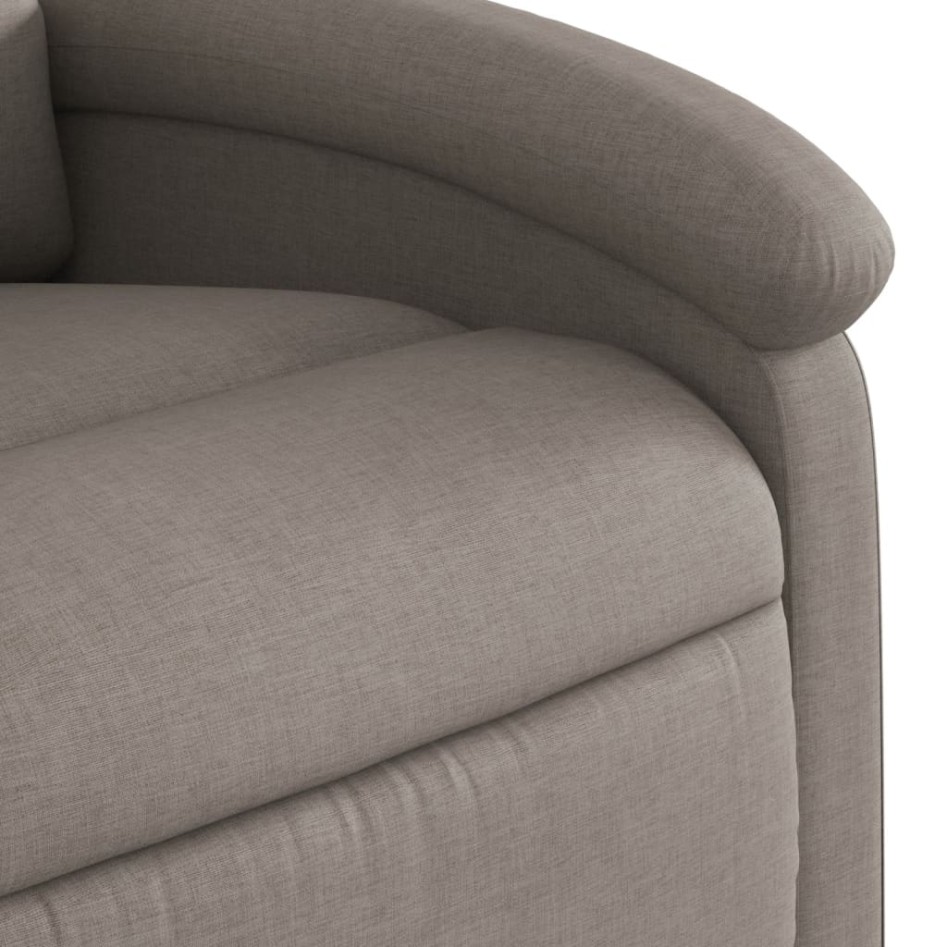 Sillón reclinable de masaje eléctrico tela gris