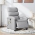 Sillón reclinable de masaje eléctrico tela gris