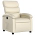 Sillón reclinable eléctrico de cuero sintético