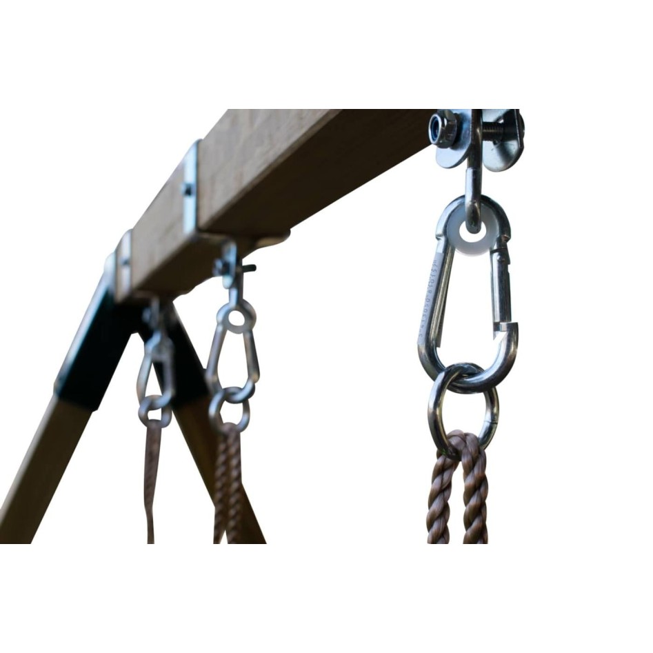 Columpio madera cuadrada Nori