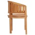 Silla con forma de banana de madera maciza de