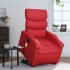 Sillón reclinable de masaje de pie cuero artificial