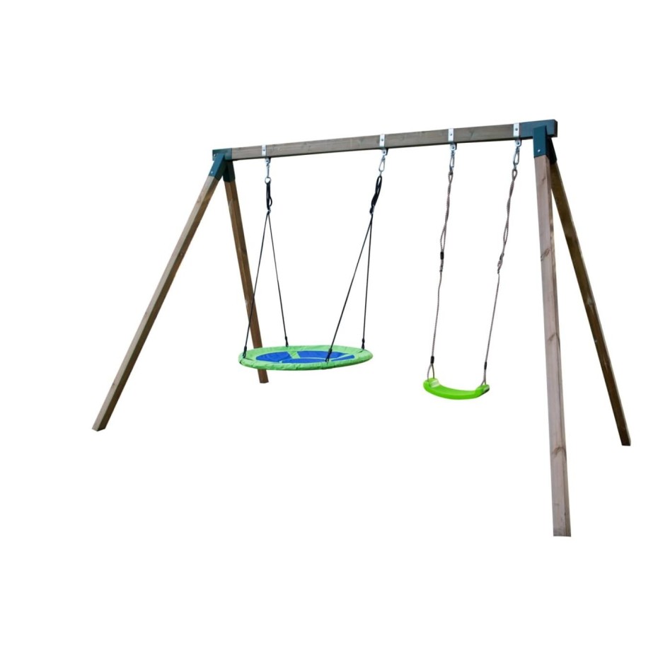 Columpio madera cuadrada Akina