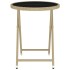 Set comedor jardín 5 pzas ratán sintético vidrio templado