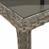 Set comedor de jardín 3 piezas con cojines ratán sintético