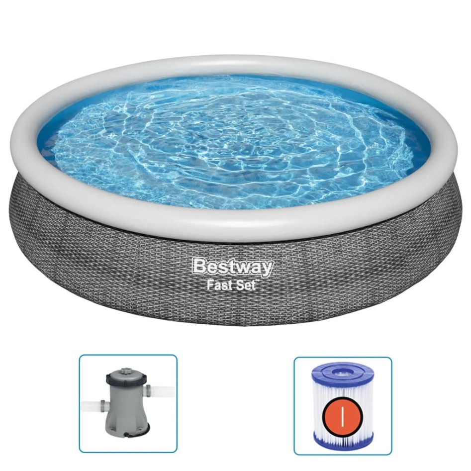 Bestway Conjunto de piscina redonda 366x76