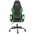 Silla gaming cuero sintético negro y