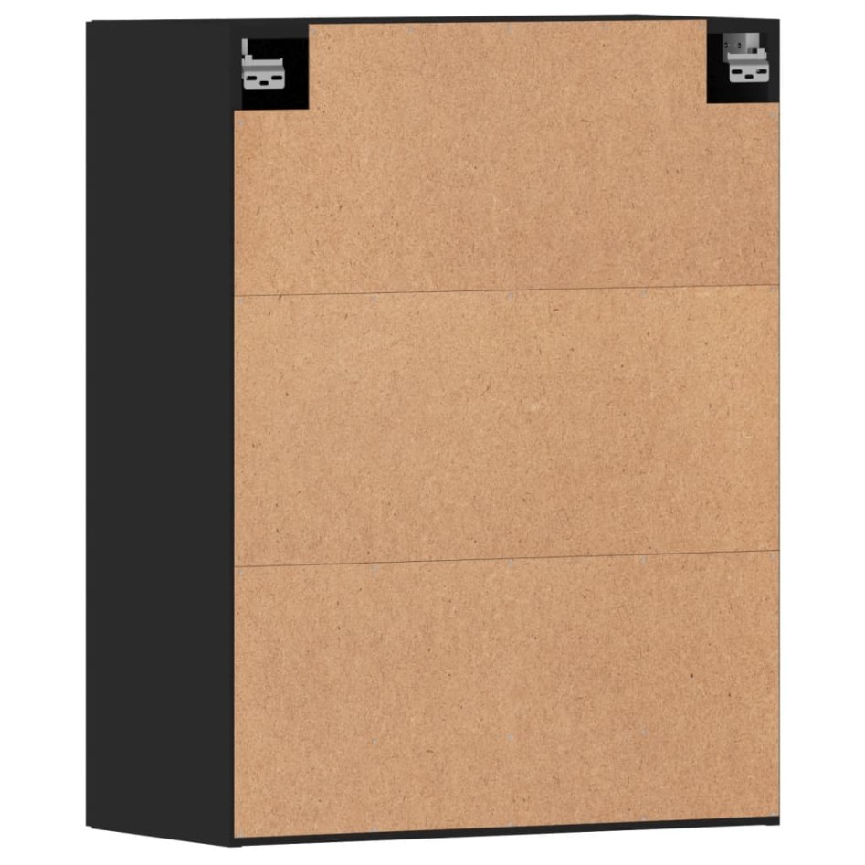 Armarios de pared 2 uds madera de ingeniería