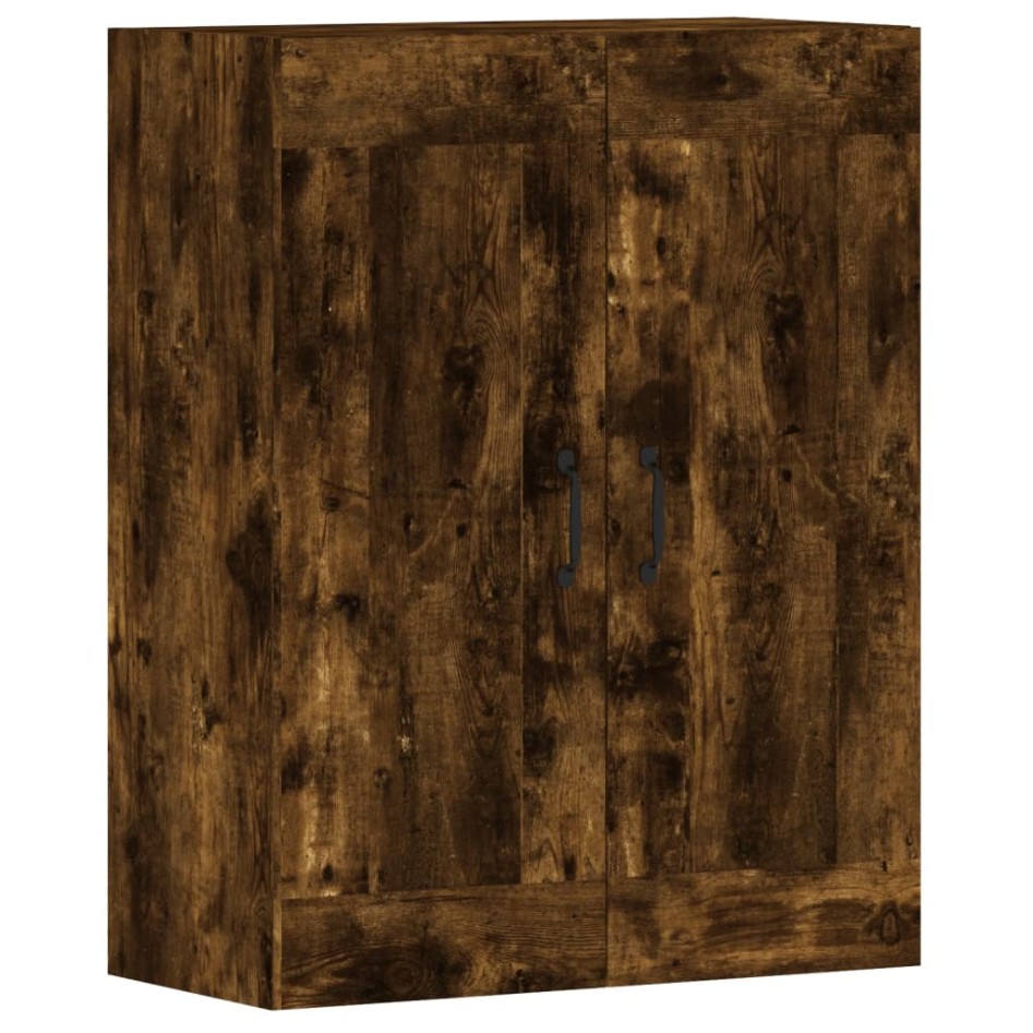 Armarios de pared 2 uds madera de ingeniería roble