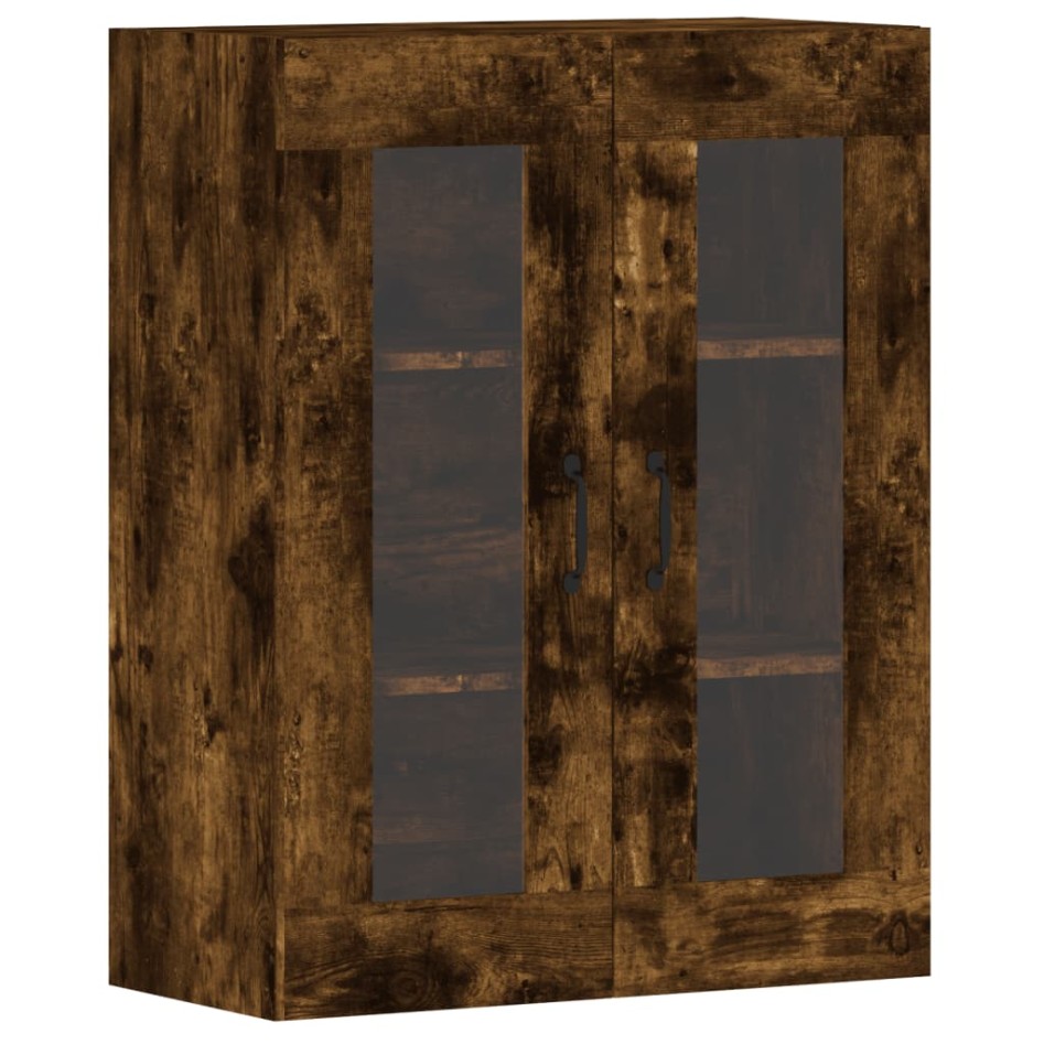 Armarios de pared 2 uds madera de ingeniería roble