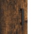 Aparador alto madera contrachapada roble ahumado 69,5x34x180