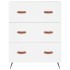 Aparador alto madera contrachapada blanco 69,5x34x180