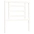 Estructura de cama individual con cabecero madera maciza
