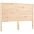 Estructura de cama con cabecero madera maciza 140x200