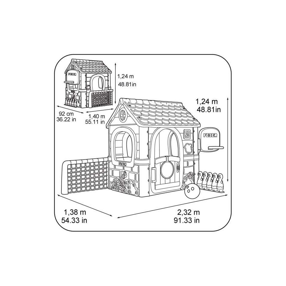 Casita Infantil Multi Actividades